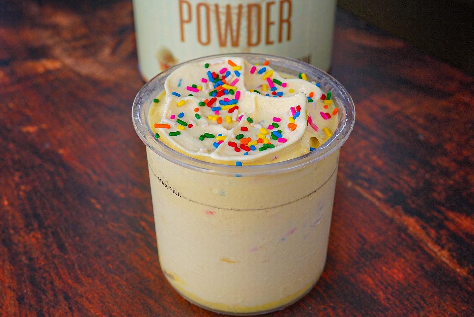 Birthday Cake Batter Protein Ice Cream