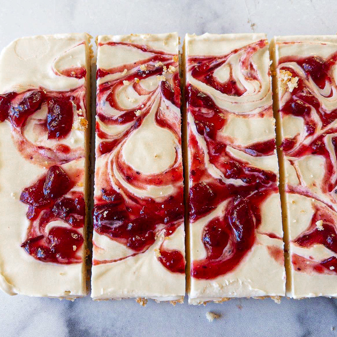 Cranberry Cheesecake Bars