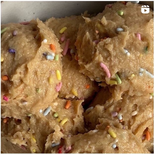 Birthday Cake Protein Cookie Dough