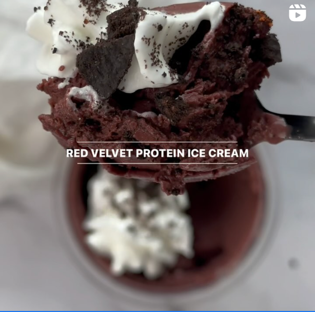 Red Velvet Protein Ice Cream