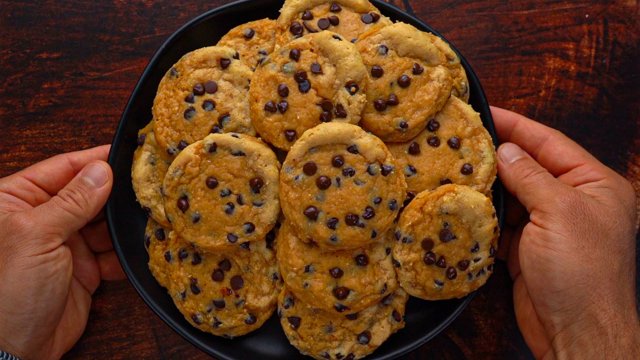 Soft & Chewy Protein Chocolate Chip Cookies